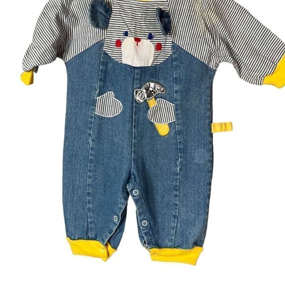 Vintage Lovespun Baby Boy one piece size 6-9 months - Picture 4 of 9
